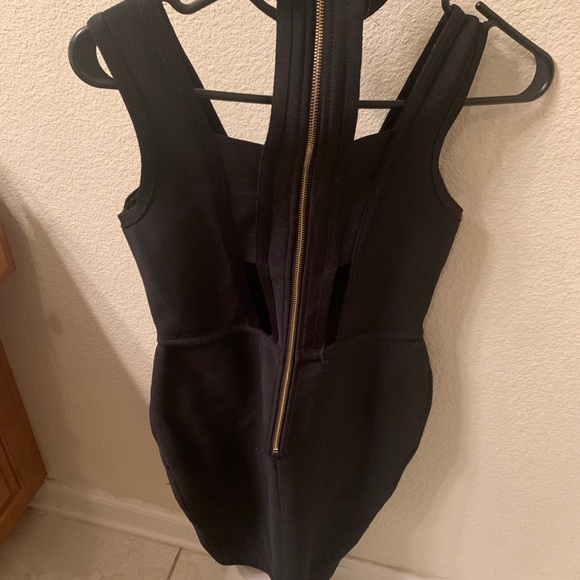 Black Bandage Dress with Strap - Picture 2 of 3
